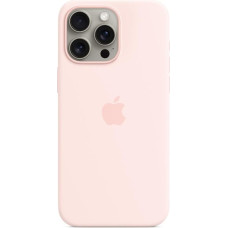 Apple iPhone 15 Pro Max Silicone Case with MagSafe - Light Pink