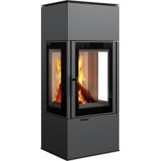 KRATKI Thor View židinys 8 kW - BImSchV 2, 83 % šiluminis naudingumas - krosnelė su tiesiu įstiklinimu, 150 mm skersmens dūmtraukio vamzdis - energinis efektyvumas