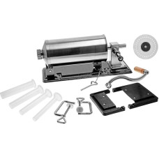 BROWIN® Manual Sausage Filler Stainless Steel 311004 | 4 kg Horizontal Sausage Machine | Sausage Filling Machine for Kitchen and Restaurants | Sausage Press | Machine for Homemade Sausage, Cevapcici