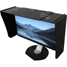 Monitor Covers Sun Protection Desktop Screen Cover for 17-27 Inch Screens, 41-71 cm Adjustable, Foldable Screen Monitor Sun Visor for Universal Monitors