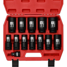 CASOMAN 3/4 colio diskinių smūginių galvučių rinkinys, 13 dalių 