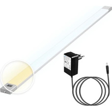 30/60/90/120 cm LED under unit light 4000 K, sensor switch, flat, Can be mounted anywhere, stick on, includes all accessories, LED night light, cool white, warm white