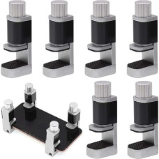 Pack of 6 Adjustable Metal Clamp Attachment: LCD Display Clamp Attachment LCD Screen Phone Screen Repair Tools Adjustable Repair Tool Clip for Smartphone Computer Laptop Tablet