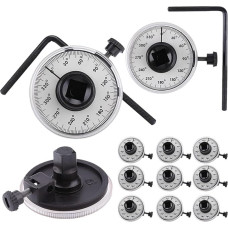1–10 Stück Winkel-Drehmomentmessgeräte, Drehmomentschlüssel, Drehmomentmesser, Zifferblatt, Winkel, Drehung, Messgerät, Handwerkzeug, Schraubenschlüssel, Messung, Kfz-Messgerät Präzise Prüfanzeige(10p