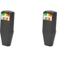 2 vienetų magnetinio lauko detektorius LED medžioklės paranormalios įrangos testeris Elektromagnetinė spinduliuotė EMF matuoklis Nešiojamasis penkių aptikimas