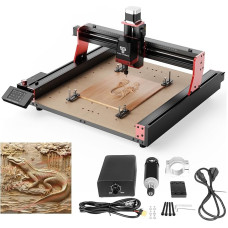 Twotrees TTC450 Pro CNC frezavimo staklės su 500 W CNC suklio varikliu, metalo frezavimo staklės, perjungiamos lazerinės graviravimo staklės, graviravimo staklės medienai, akrilui, MDF, PCB graviruoti