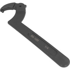 Marhynchus Einstellbarer Haken Schraubenschlüssel C -Schraubenschlüsselstift Schreite 2 Bis 4 3/4 Zoll für Mechanische Geräte mit Mechanischen Geräten mit Integriertem Griff