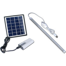 Powerplus Dove Compact Solar System Power Bank 36 LED Strip Camping Garden Shed 2W Polycrystalline Solar Module with Tempered Glass