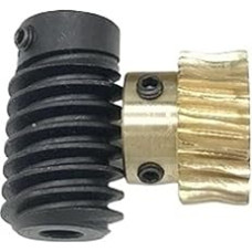 CYFANG 1 Modul 10 Zähne 20 Zähne Schneckengetriebe 90 Grad Wendegetriebe 1:10 1:20 Getriebe Kegelrad Kommutator Lenkritzel Zylinderritzel(1:20 8mm bore)