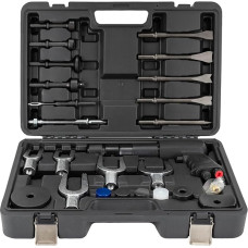 TIEOAXFT Leistungsstarkes Drucklufthammer-Set, Drucklufthammer-Set, Werkzeug for Entfernen von Eisenhülsen for Autobleche, Hämmern von Reifen