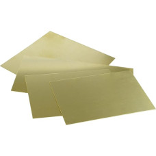 Žalvario lakštas 5 mm (Ms63 / CuZn37 / 2.0321) Lakštinis metalas, supjaustytas pagal pasirinktus matmenis 200 x 450 mm