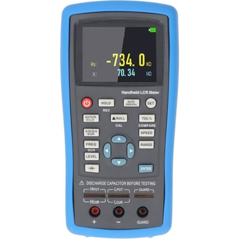 SEAFRONT ET430 Resistor Multimeter Messertester Elektrisches Multimeter mit HD -Anzeige -Multi Frequenz Tests Schneller Messgeschwindigkeit für Automobil DC Wechselstrom Elektrospannungsstrom