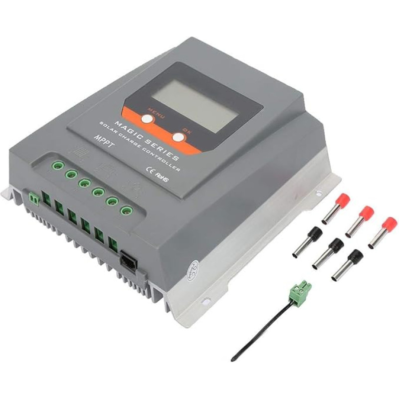 Saulės įkrovimo valdiklis, MPPT saulės valdiklis MT3075 30A MPPT saulės įkrovimo valdiklis 12V / 24V LCD saulės įkrovimo valdiklis 390W / 780W 30A MPPT 2USB LCD saulės įkrovimo valdiklis Saulės gatvės šviesa