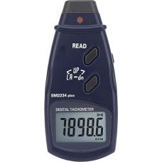 LCD-Display-Drehzahlmesser, Tragbarer Digitaler Tachometer Photoelektrischer Drehzahlmesser Digital Drehzahlmeter für Motorlüfter Automobilboot 2.50-999999RPM Range