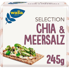 Wasa Selection Chia & Sea Salt, 1 x 245 g