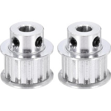 sourcing map Zahnriemenscheibe aus Aluminium, XL, 12 Zähne, 8 mm Bohrung, Synchronrad, Zahnriemenscheibe, 5,08 mm Teilung, 11 mm Schlitzbreite für Riemen, CNC-Maschine, 3D-Drucker, 2 Stück