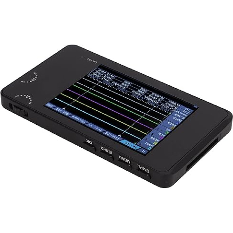 CHICIRIS Programmierbares Handheld -Logikanalysator mit 2,8 -Zoll TFT Display, Kompaktes und Tragbares Design, Hohe Festigkeit, Aluminiumlegierungmaterial