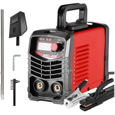 Helangel ARC 220V 225A Portable Electric IGBT Welding Machine with Digital LCD Display for Welder and Maintenance Various Equipment (Red)