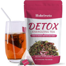 Detoksikacinė lieknėjimo arbata - 28 arbatos maišeliai Svorio metimo žolelių arbata Natūralus žolelių mišinys su žaliąja arbata, kiaulpienėmis, rožėmis ir persikais, natūralus ir veiksmingas, idealiai tinka menopauzei ir pilvo pūtimui