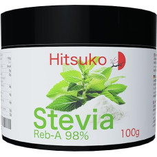 Itin koncentruoti stevijos milteliai (100 g) | 98 % reba-98 Pure | 470 kartų saldesnis už cukrų