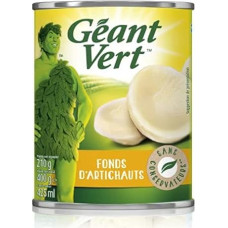 Géant Vert Artischocken-Hintergründe, 210 g, Netz abgetropft