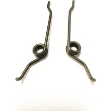 IkErna 2 Stück Torsionsfedern, 90/165 Grad, Türschloss-Rückholfedern, Torsionsfedern, Reparaturzubehör Für Innenschlossgehäuse (Rechts/Links)/90 Degrees/2.0Mm