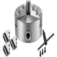 Drehlager K11 Drehfutter, 3 Backen, manuell, selbstzentrierend, K11-100, K11-125, K11-160, K11-200, mit Befestigungsschraube for Schleifen, Fräsen, Drehenc(Dydis:K11-200)