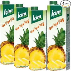 ICCIM ananasų gėrimas - vaisių gėrimas - 1 litro geriamoji pakuotė, 4 vnt.