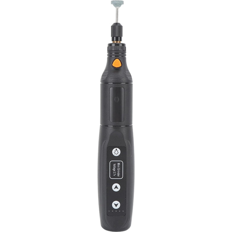 Asixxsix Mini Cordless Grinder, 5-Speed 3.7V Rechargeable LED Light Mini Electric Grinder Set, Multi-Purpose Power Tool with 24 Accessories for Grinding, Drilling, Polishing, Engraving