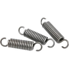 SAJMAKUWLA Zugfeder, Zugfedern, Federstahl, Drahtdurchmesser 0,9 mm, Außendurchmesser 12 mm, freie Länge 100-200 mm, 3 Stück(0.9 x 12 x 130 mm)