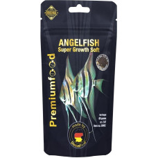 Premium Fish Food Aquarium 125 ml [Augimui ir spalvų spindesiui] - Angelfish Supergrowth - labai gerai toleruojamos minkštos granulės - akvariumo žuvų maistas, pašaras skalarams, Betta žuvų maistas