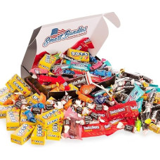 American Sweets Gift Box, Enjoy Over 100 Pieces of Delicious American Candy, Carefully Selected Chewy Sweets Perfect for Sharing, Ideal Bulk Sweets for Gift Ideas and Special Occasions