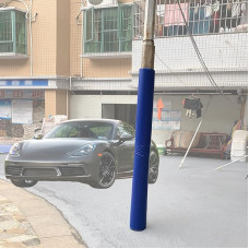 HDYZJQ Schutzpolster Für Garagenmasten, Kollisionssicheres Allwetter-Rundmastpolster Für Lichtmasten/Basketballmasten/Rutschstangen (H 7ft, Dia 11inch (28cm))