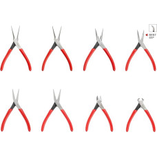 TEKTON 8 dalių mini replės (adatinės, ilgosios, plokščios, pjovimo) | PMN99908