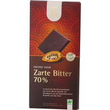 GEPA - Grand Noir Delicate Bitter - 70% Organic Chocolate DE-ÖKO-013 - 100 g (Pack of 1)
