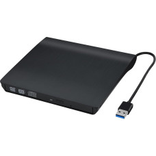 DUTTY išorinis CD/DVD diskas, nešiojamas USB 3.0 CD įrašymo įrenginys +/- RW CD ROM išorinis DVD diskas, tinkamas nešiojamojo kompiuterio ROM perrašymo įrenginiui, suderinamas su 