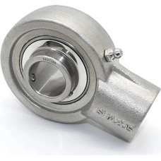 1PCS Edelstahl Äußere Sphärische Lager Halterung SUCHA202HA203 SHA204 SHA205 SHA206 Suspension Typ (SUCHA206 ID30MM)