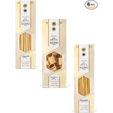 Pastificio F.lli Iozzino - Gragnano IGP makaronai - Piccolo Chef makaronų pasirinkimas 3 kg (6 x 500 g) | 1 kg spagečių + 1 kg lingvinų + 1 kg sklandžių pusgaminių