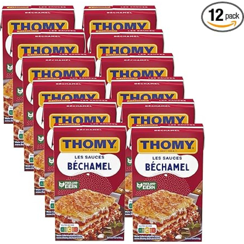 THOMY Les Sauces Béchamel Combiblock, 2,5 porcijos, 12 x 250 ml (12 vnt.)