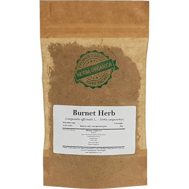 Didelė pievų žolė/Sanguisorba Officinalis L/Burnet Herb # Herba Organica # Didelė pievų žolė (50g)