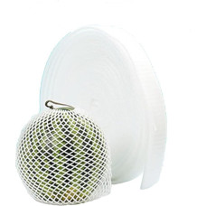 HYQOUKLR Stoßfeste Schutzhülle, Obstschutztaschen, Farbe Frucht Schaum Net Sleeve Set Tasche Lange Rolle Stoßfest Schutz Verpackung(White,9cmx26m)