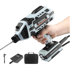 EYSENC Schweißgerät, tragbares ARC-Schweißmaschinenpistole, IGBT stehendes Handschweißgerät für 3/32 Zoll - 1/8 Zoll Stickschweißer, 220 V Schweißer, 6 variable Stromeinstellungen, Grau