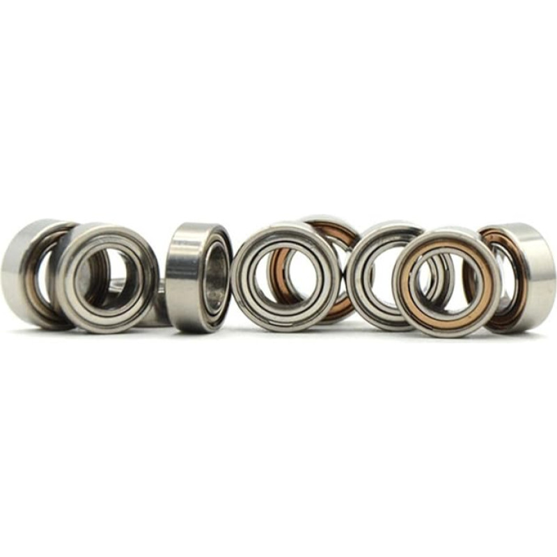 JOCCOS 10 Stück MR-Serie MR52 MR62 MR63 MR72 MR149ZZ Miniaturmodelllager Metallgeschirmte Kugellager (Dydis : Mr52zz 2x5x2.5mm)