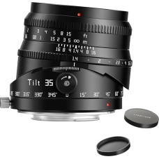 TTArtisan Tilt 35 mm F1.4 Tilt Shift objektyvas APS-C MF fotoaparatams su M43 laikikliu PE-PE-1 E-P1 E-M1 E-M1 E-M1 E-M10IV OM-3 G1 G85 GF1 GX1 GM1 GH2 GH3 GH6 ir kt.