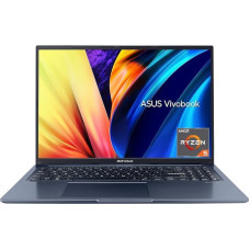 ASUS Vivobook 16X nešiojamasis kompiuteris | 16 colių Full HD+ IPS ekranas su apsauga nuo atspindžių | AMD Ryzen 5 5600H | 16 GB RAM | 512 GB SSD | AMD Radeon | Windows 11 | QWERTZ klaviatūra | Tyliai mėlyna