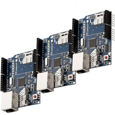 AZDelivery 3 x Ethernet skydas W5100 su MicroSD kortelės lizdu, suderinamas su 