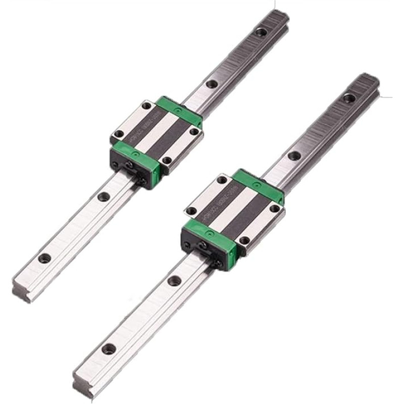 PWQBABJWL Professionelle 2 STÜCKE HGR20 HGR15 Quadratische Linearführungsschiene + 4 STÜCKE Gleitlagerblock HGH15CA HGW15CA HGH20CA HGW20CA HGW20CA(Hgh15ca,1400mm)