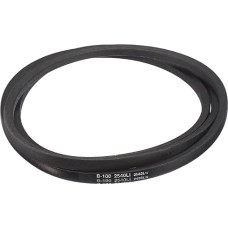 sourcing map 3 Stück B100 Classic gewickelter Keilriemen, 261,6 cm Außenumfang, umwickelt, industrieller Gummi-Keilriemen B-Profil-Keilriemen für Industriemaschinen-Ausrüstung, Schwarz