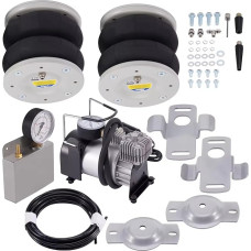 Federbalg Luftfederung Kompatibel Mit Fiat Für Ducato 1994-2024 Luftfederung Spring Bag Air Ride Bellow Air Spring Bellows + 12V Kompresor Kit
