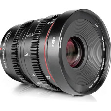 MEIKE 25mm T2.2 Manual Focus Mini Prime Low Distortion Imperial Cinema Lens for Micro Four Thirds MFT M43 Mount Camera Such as EM1 M5 GF5 GF6 GF7 GH3 GH4